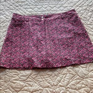 Slazenger Pink and Black Patterned Golf Skort, Gray Shortie